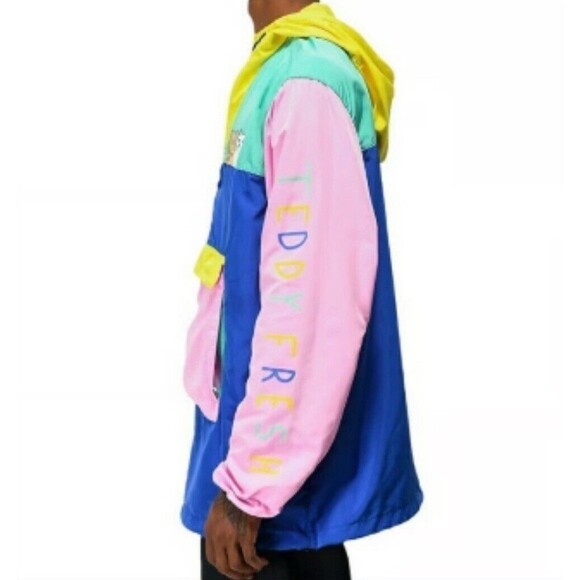 Ripndip Teddy Fresh X Packable Anorak Jacket Windbreaker Size S Light Zip Men's - Picture 3 of 16